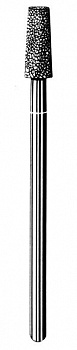 Боры алмазные LAB 212/4040 Группа III. Средняя крошка /цилиндр конусовидный/ - 1 шт.