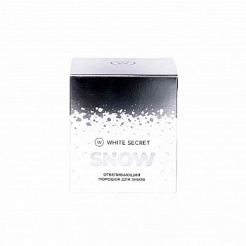 Отбеливающий зубной порошок White secret snow, 70 гр.